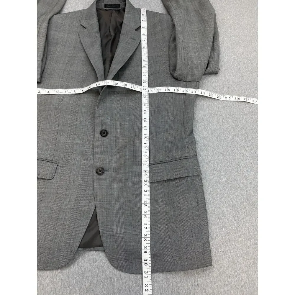 Lauren Ralph Lauren Blazer Mens 40R Plaid‎ 100% Wool 2-Button Single Breasted